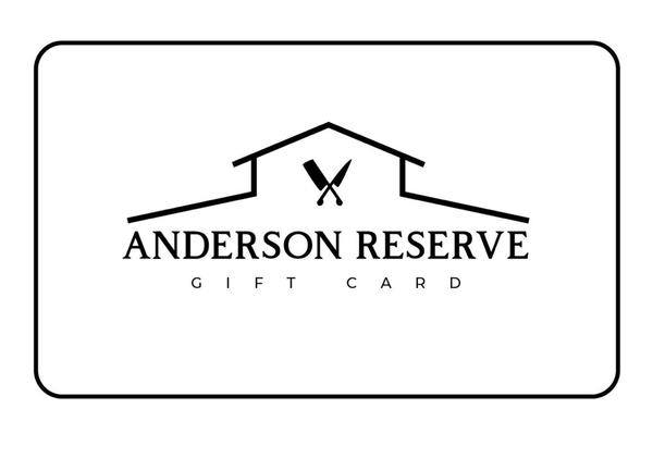 Online and In-Store Gift Card Gift Card Anderson Reserve $10.00
